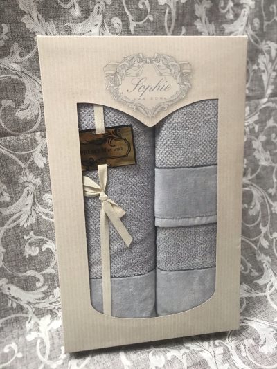 Juego Toallas Grises Sophie