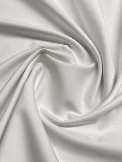 Algodón liso blanco