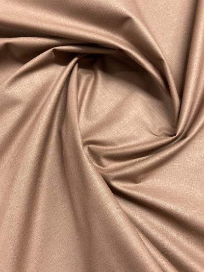 Algodón liso marrón med.