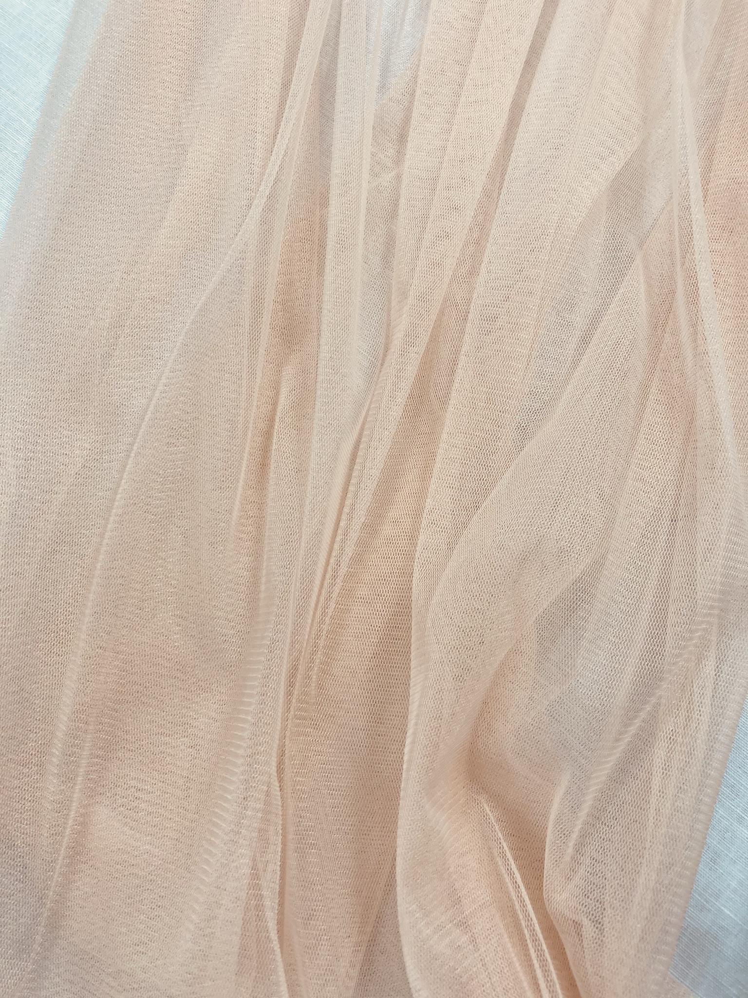 Tul Suave Caído Salmon Claro