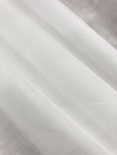 Batista Algodón blanca