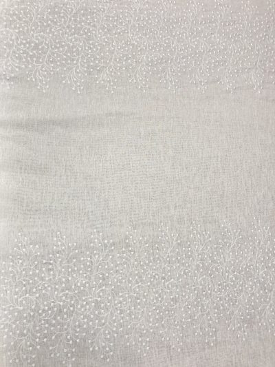 Visillo Bordado Blanco Maga