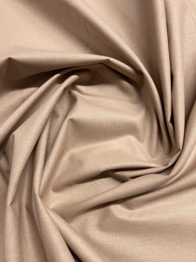 Algodón liso marrón claro