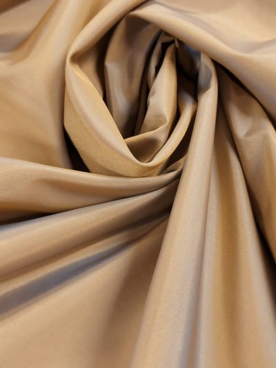 Tafetán beig/celeste tornasol