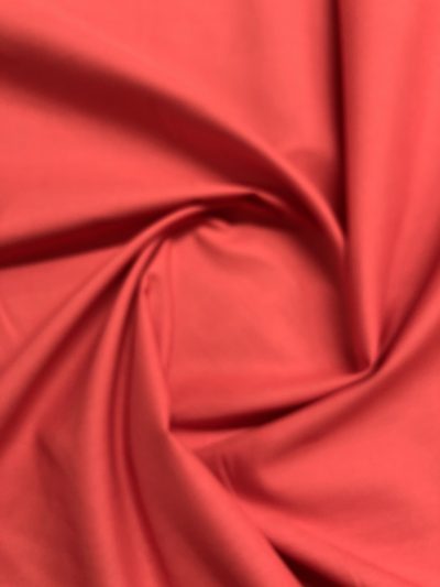 Algodón liso rojo