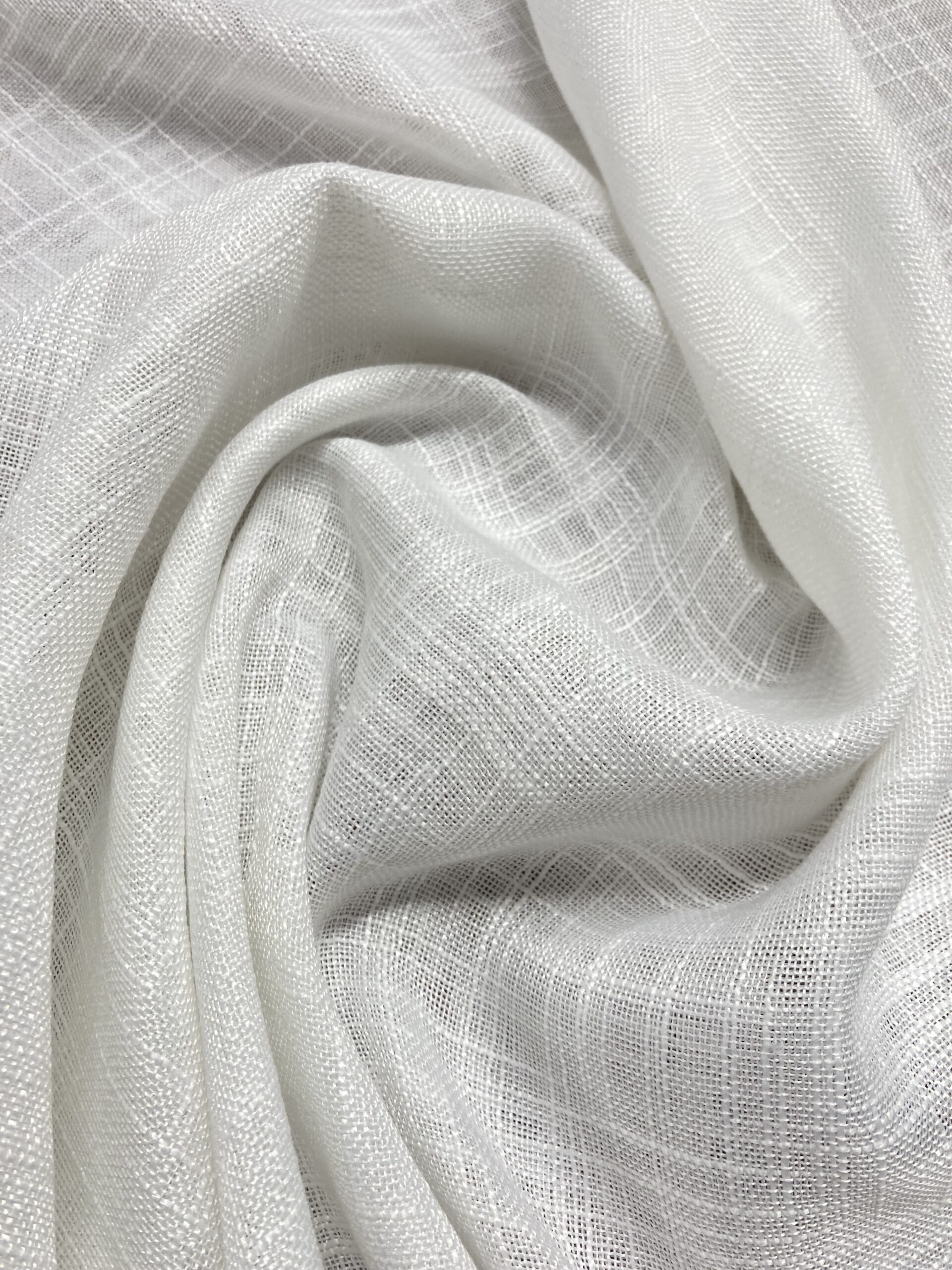 Visillo rustico blanco Natural