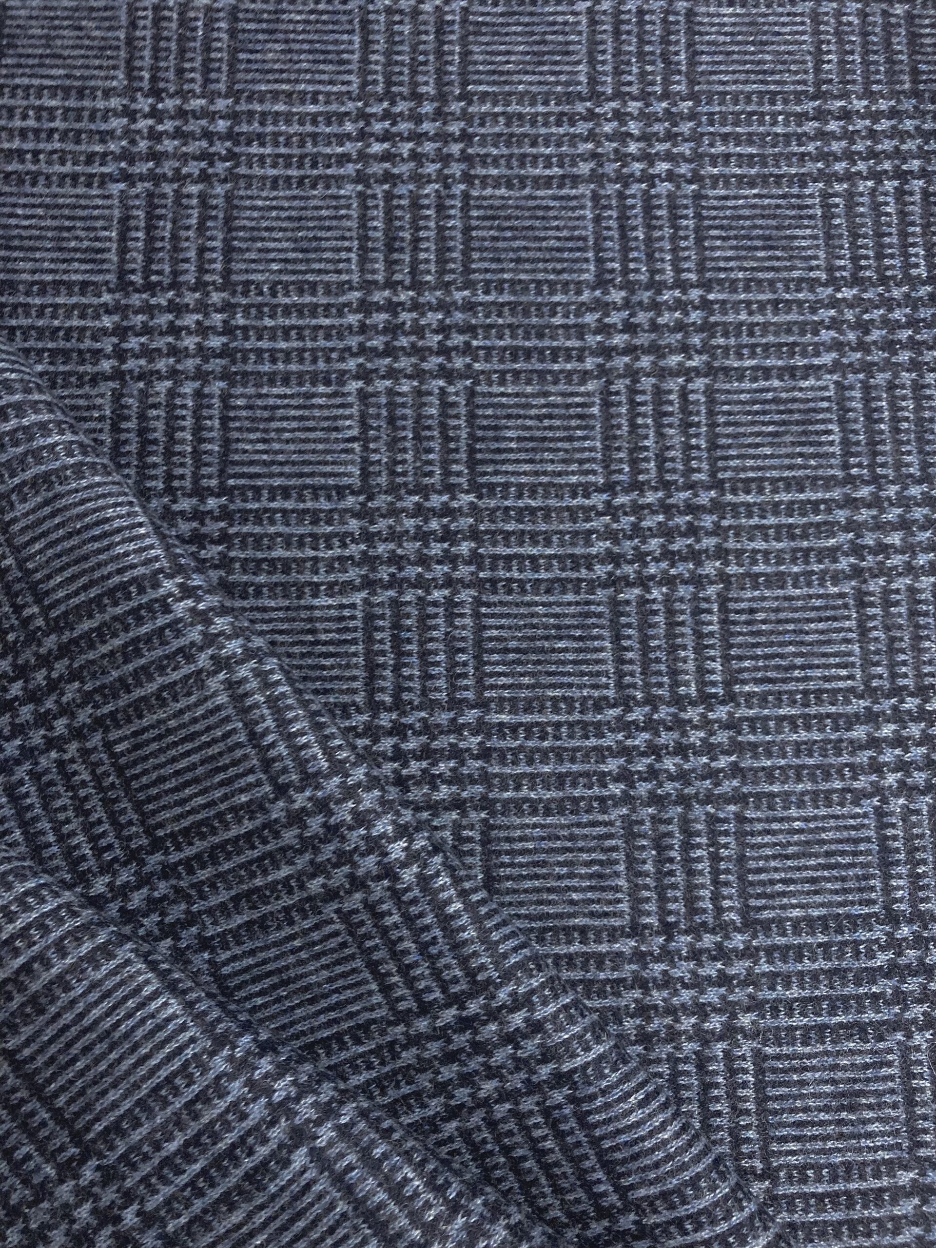 Paño cuadros marino/celeste os.