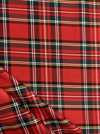 Cuadros escocés rojo
