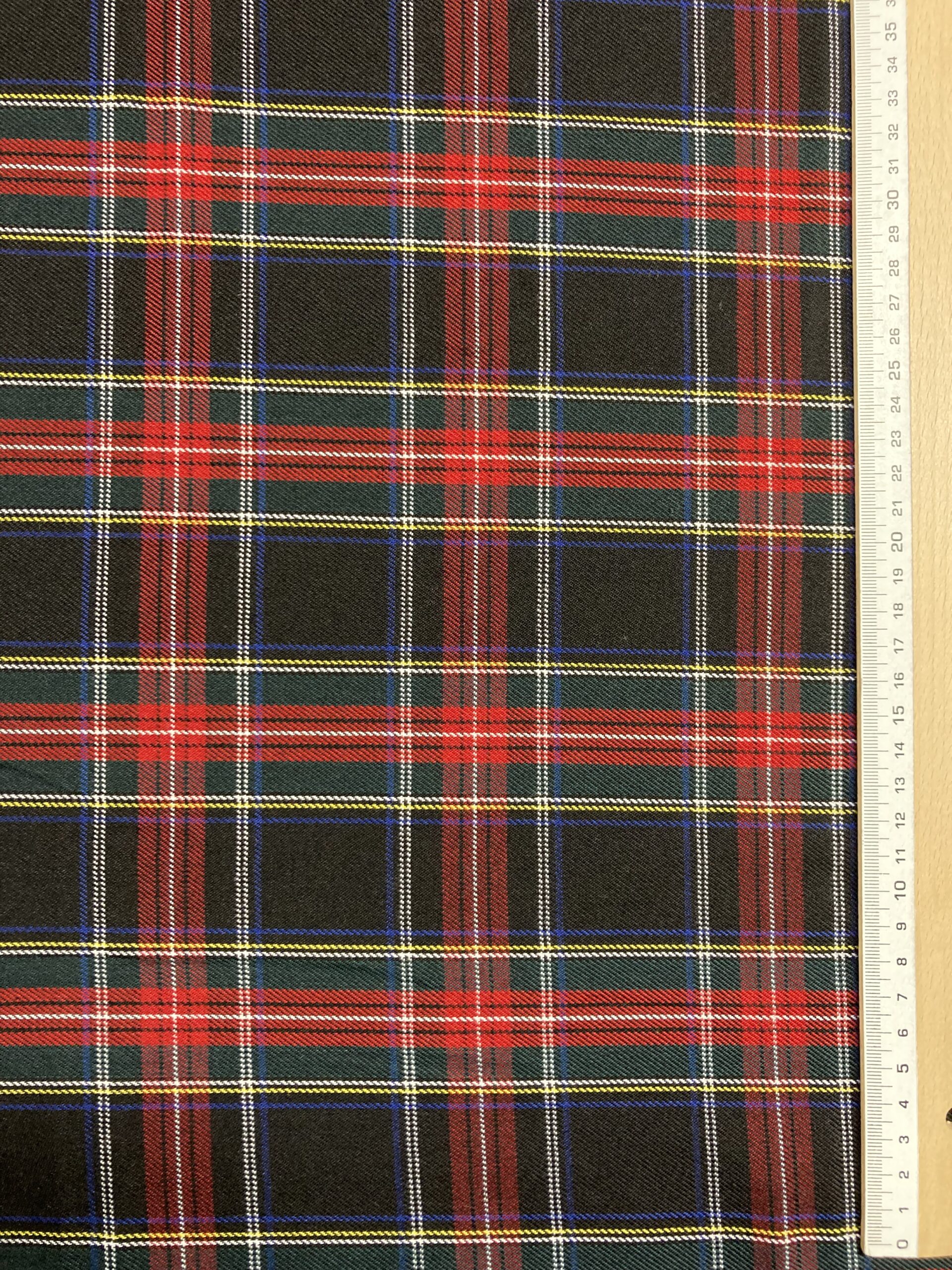 Cuadros escocés negro