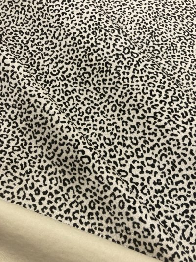 Ante flocado leopardo