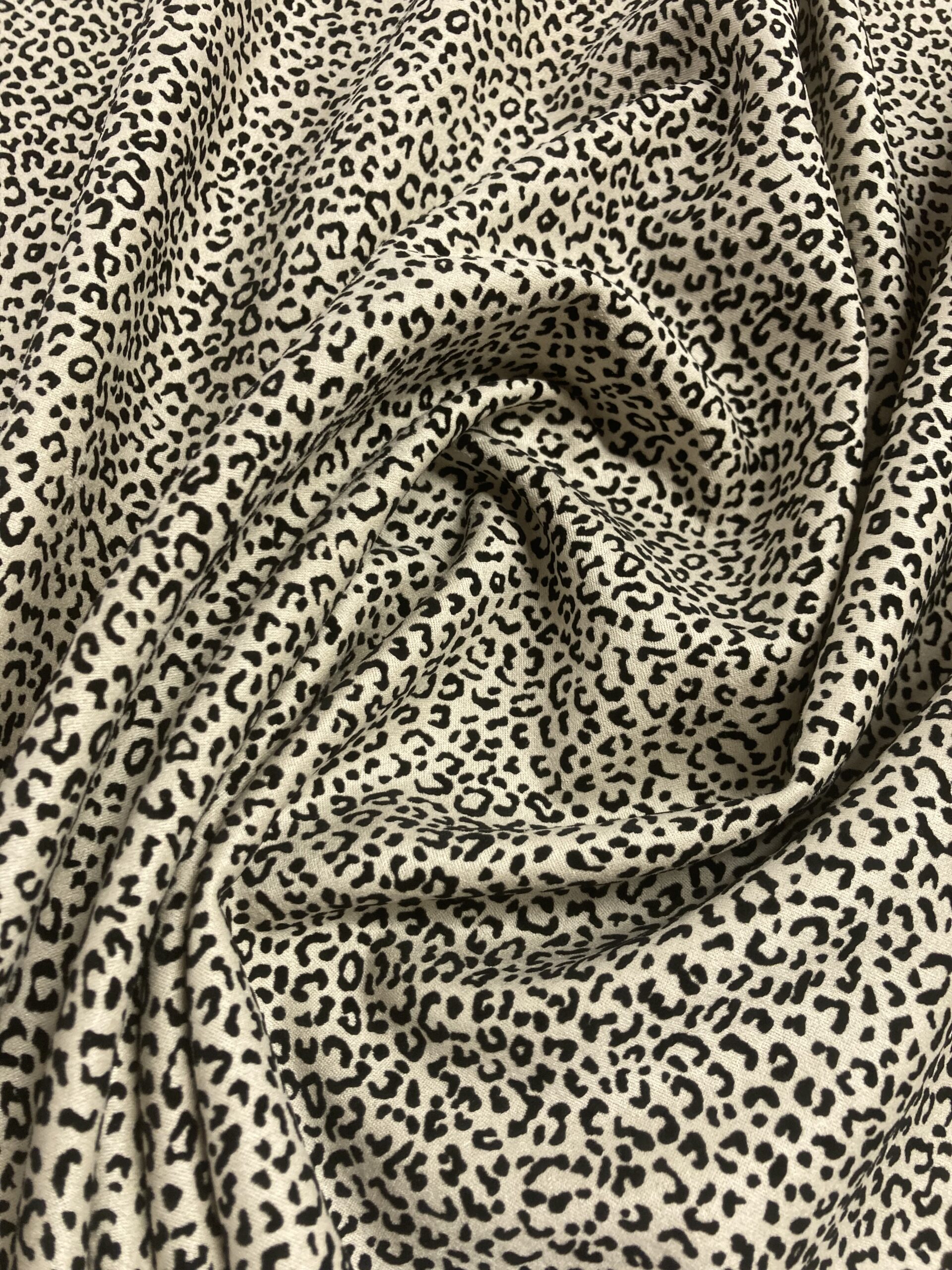 Ante flocado leopardo