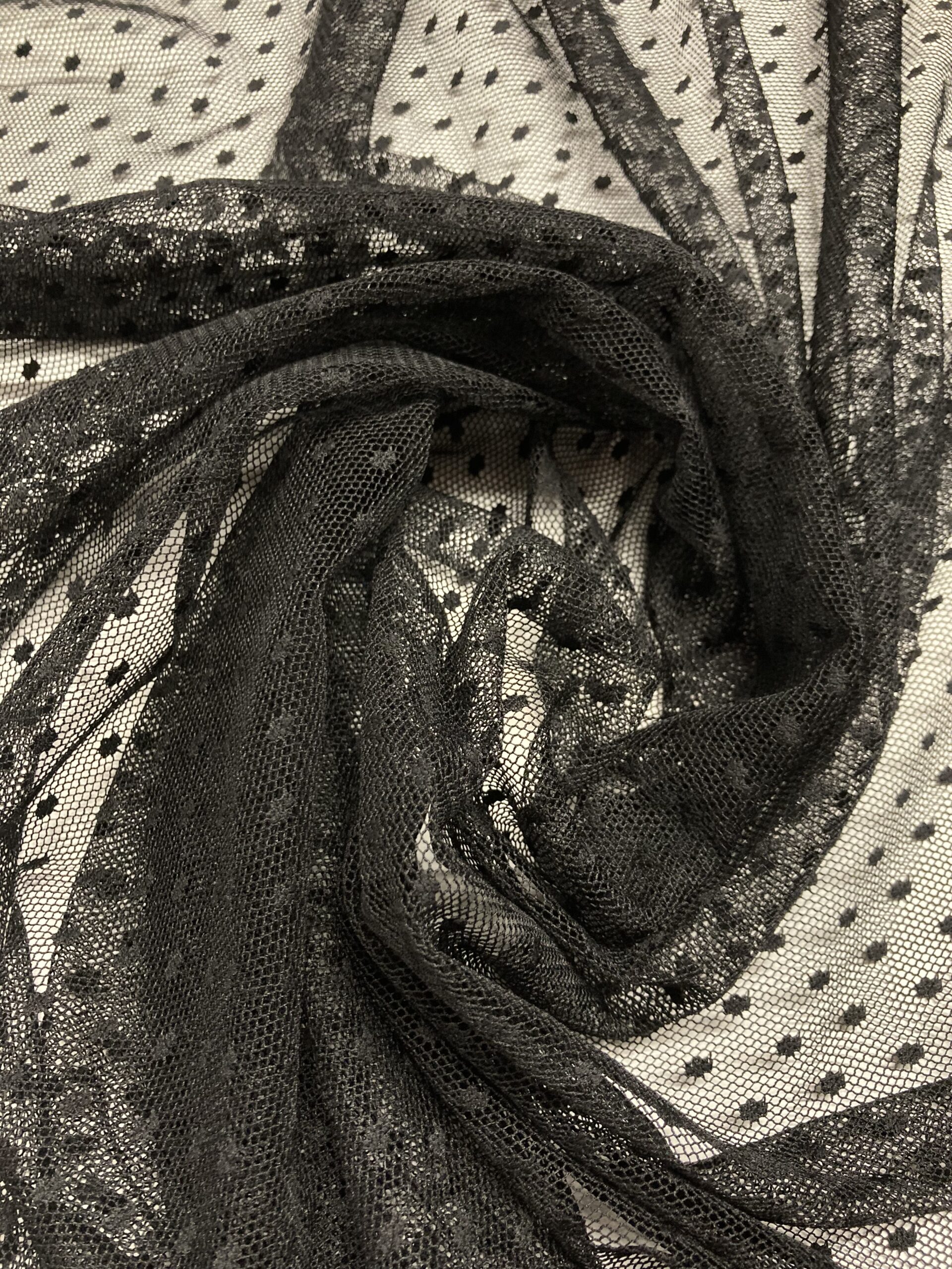 Tul de plumeti negro