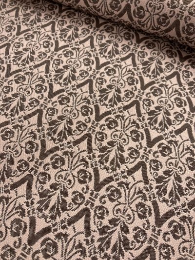 Jacquard estampado rosa