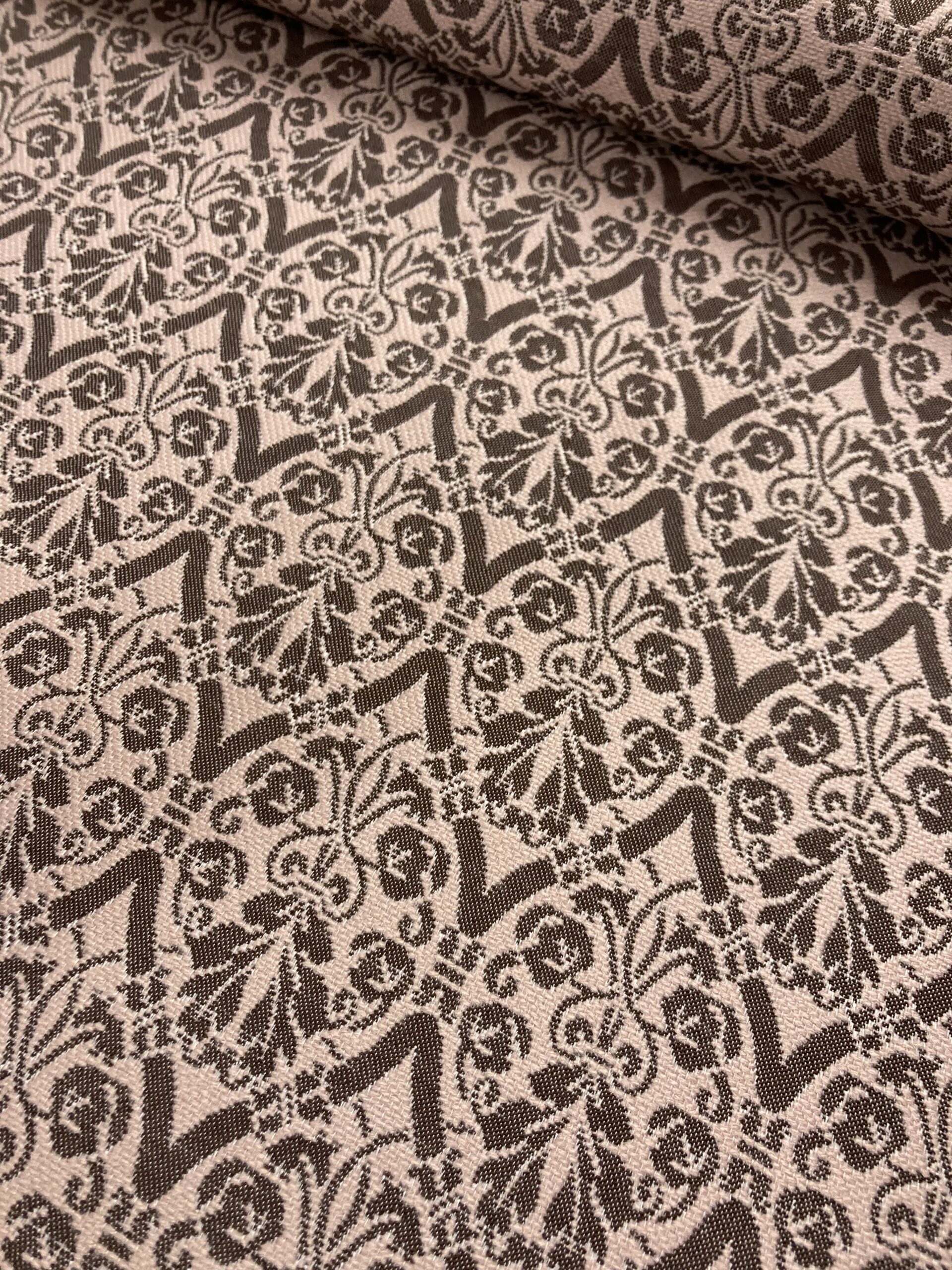 Jacquard estampado rosa