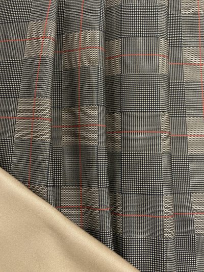 Neopreno cuadros camel/negro