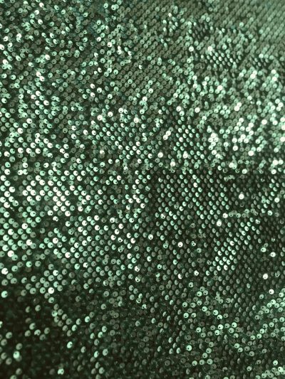 Terciopelo lentejuela verde