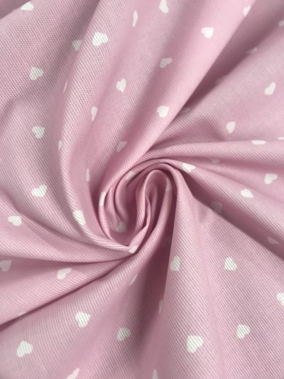 Pique corazones fondo rosa