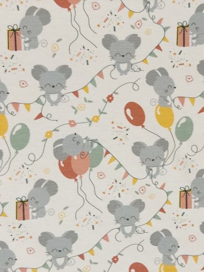 Punto algodón Bitty ratón globos