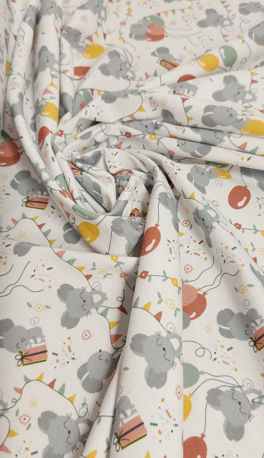 Punto algodón Bitty ratón globos