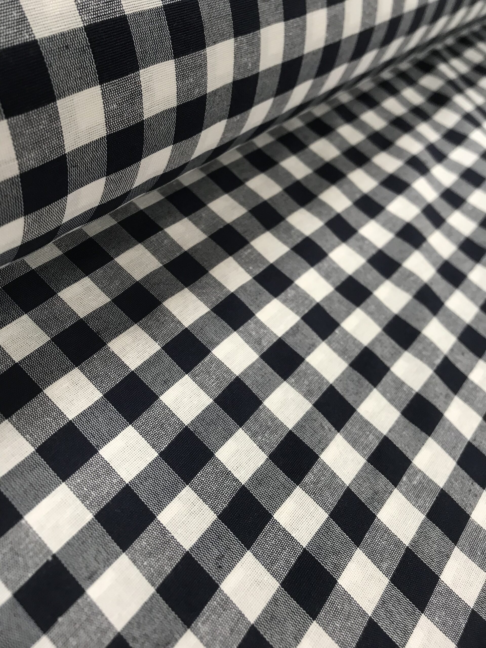 Loneta vichy azul marino