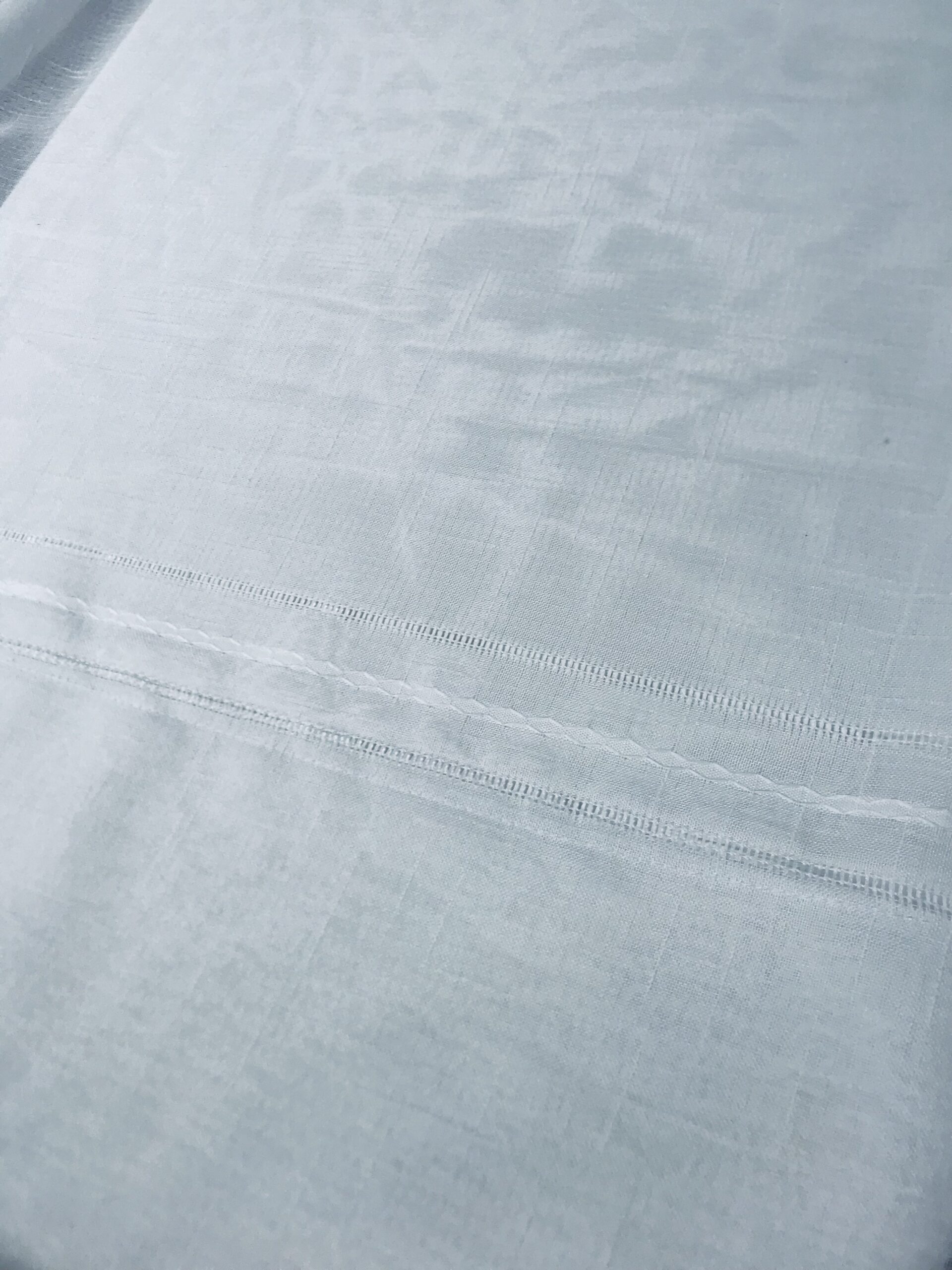 Visillo trama blanco bajo doble*