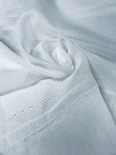 Visillo trama blanco bajo doble*