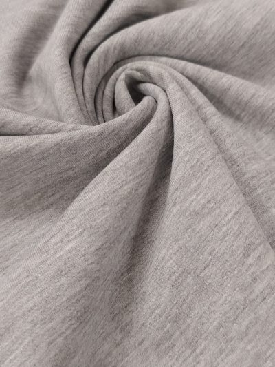 French terry gris claro jaspeado