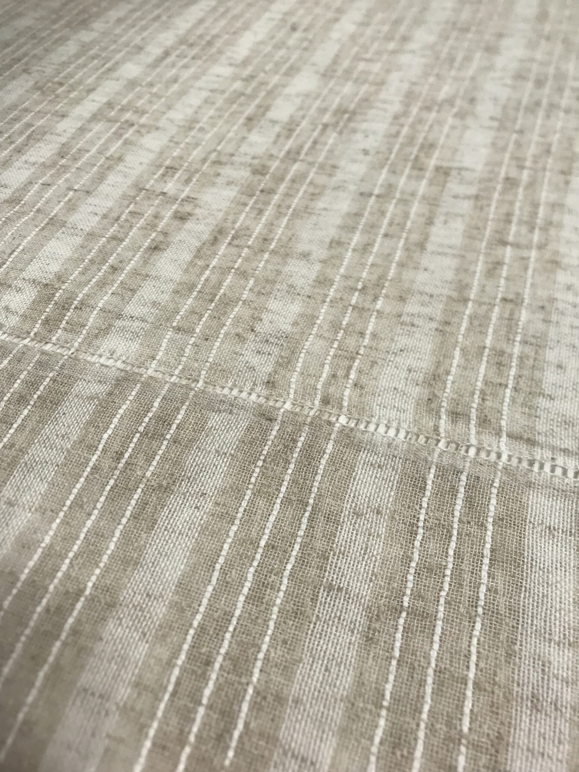 Visillo Torino rayas color lino**