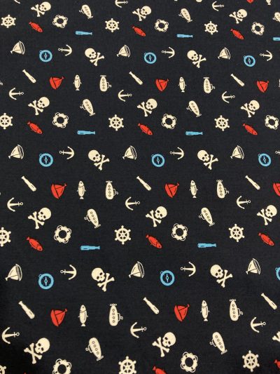 Algodón marinero/pirata