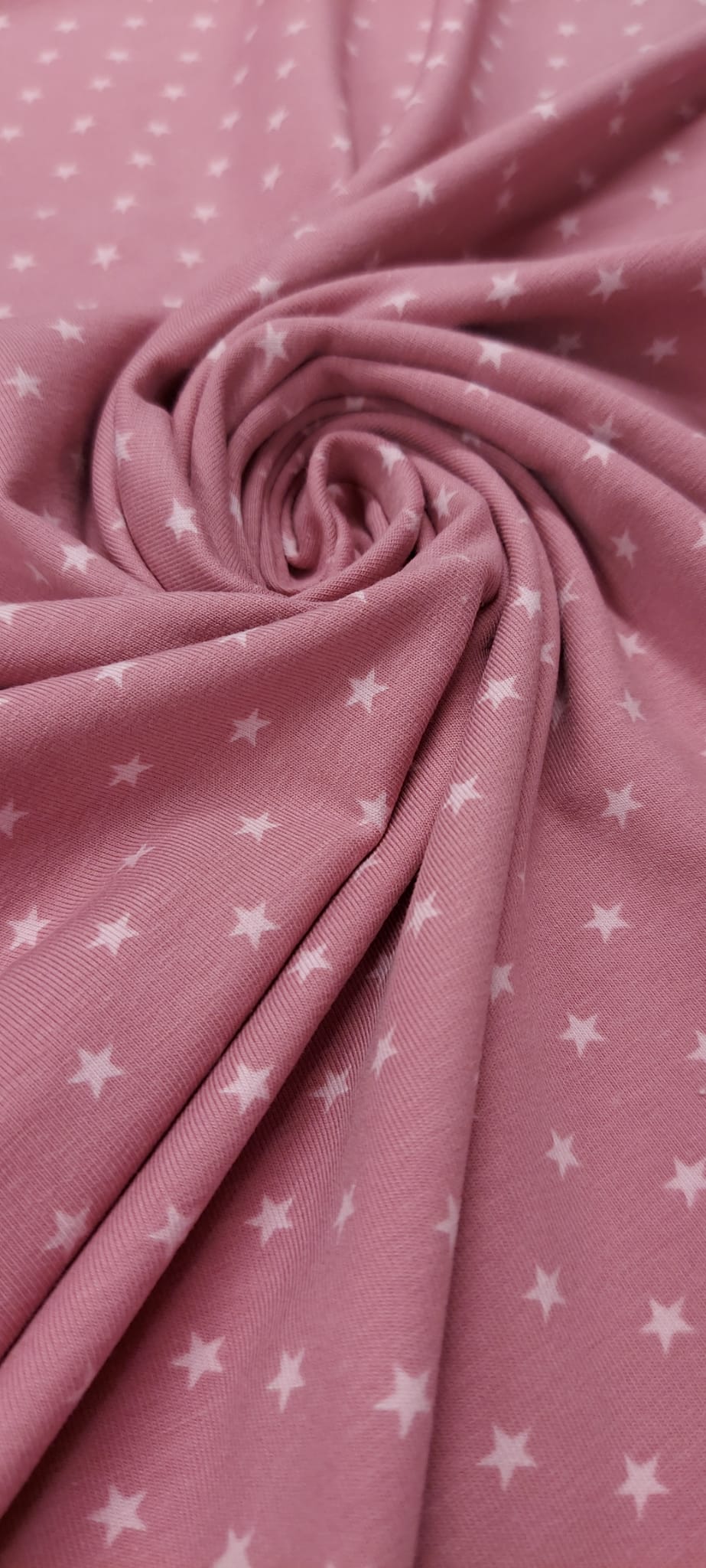 Punto algodón estrellas fondo maquillaje