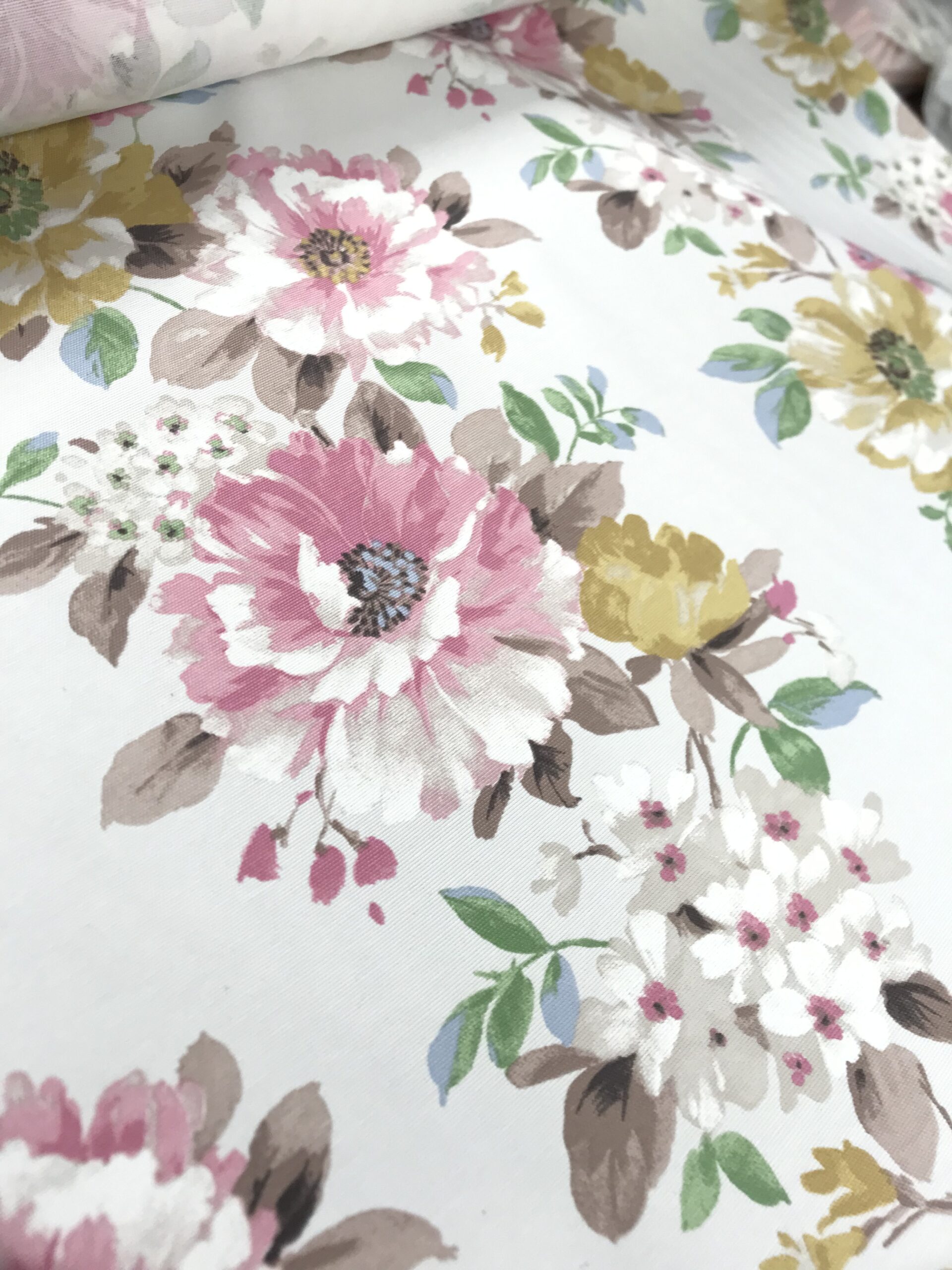 Panamá flor grande rosa/ocre