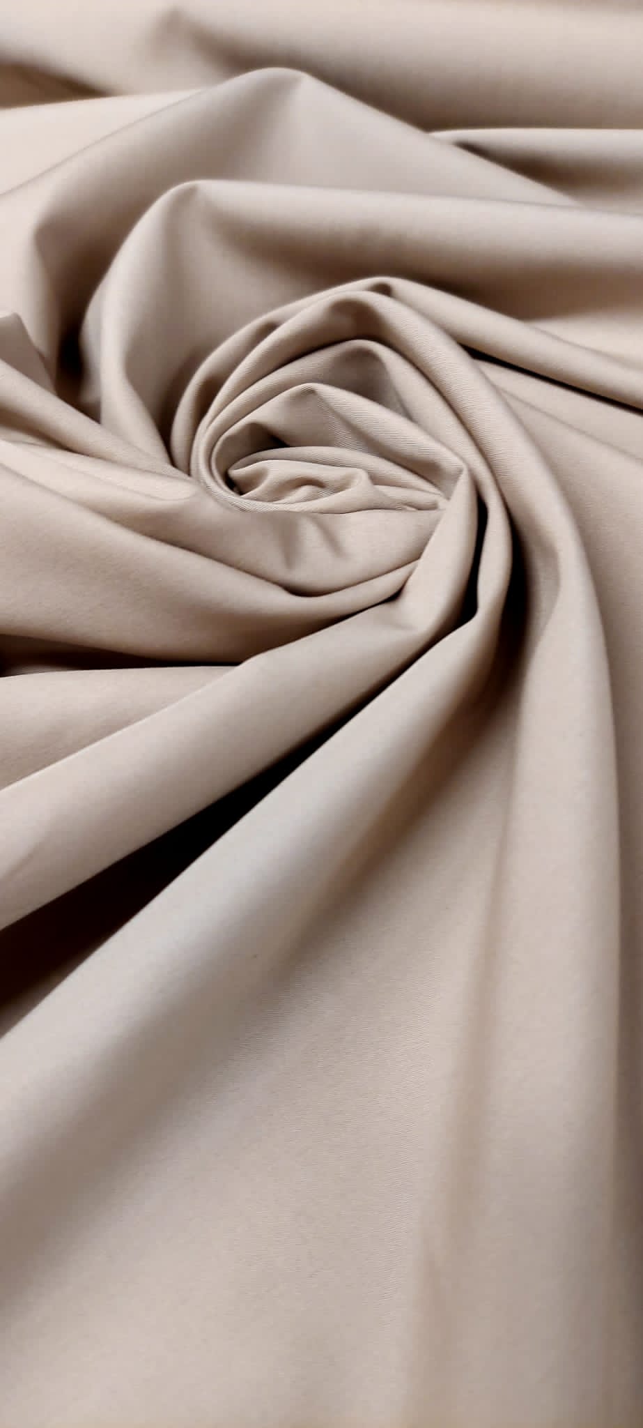 Popelín Beig Algodón Orgánico