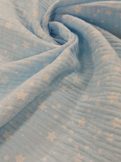 Doble Gasa estrellas fondo celeste