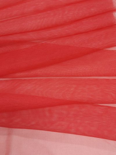 Tul Suave Caído rojo