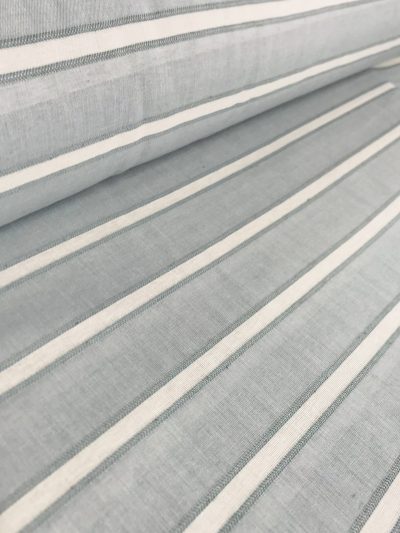 Visillo Andes rayas celeste