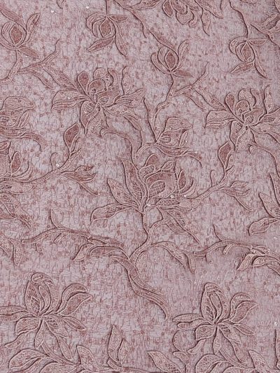 Encaje maquillaje flor y lentejuela