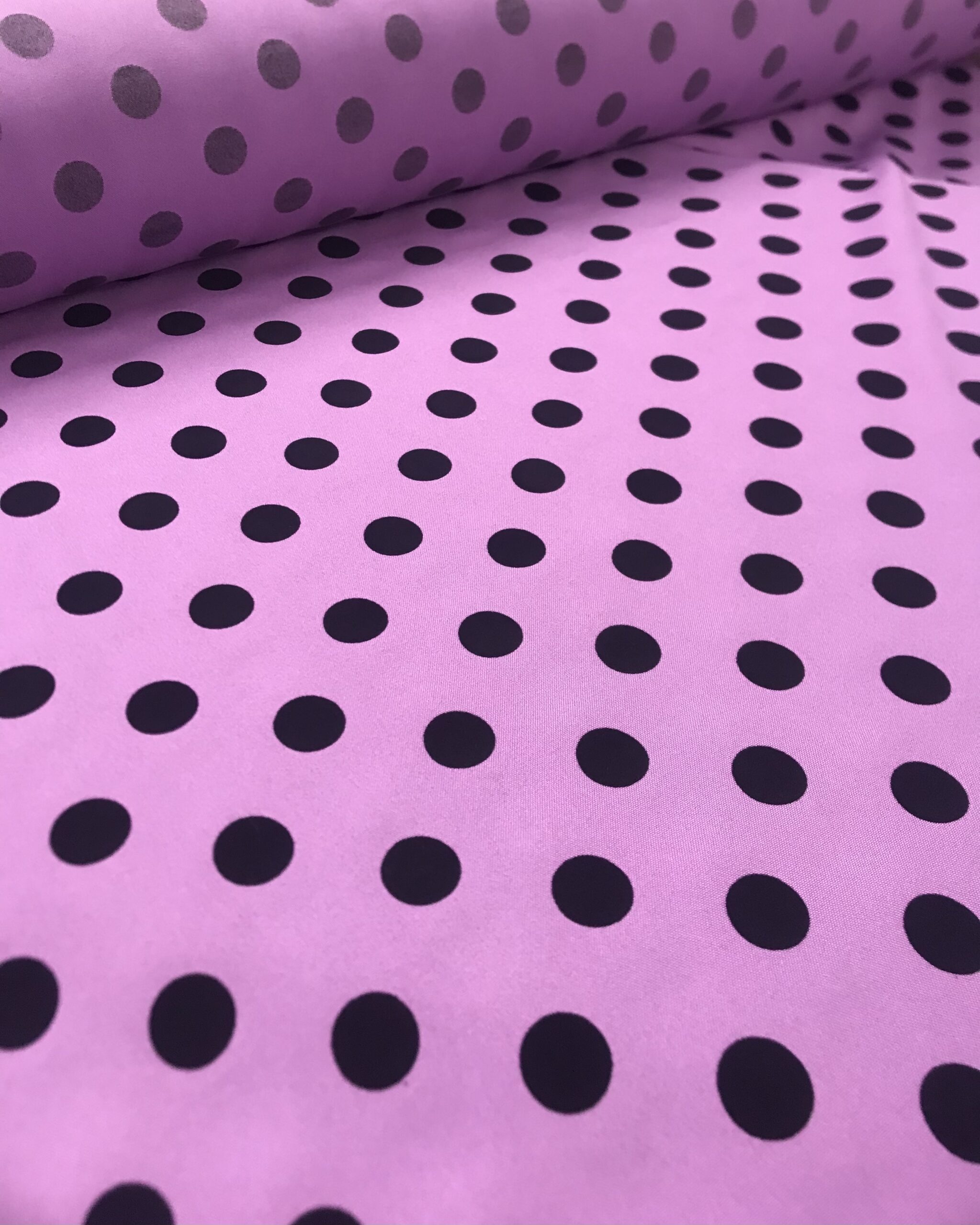 Strech lunar flocado terciopelo malva