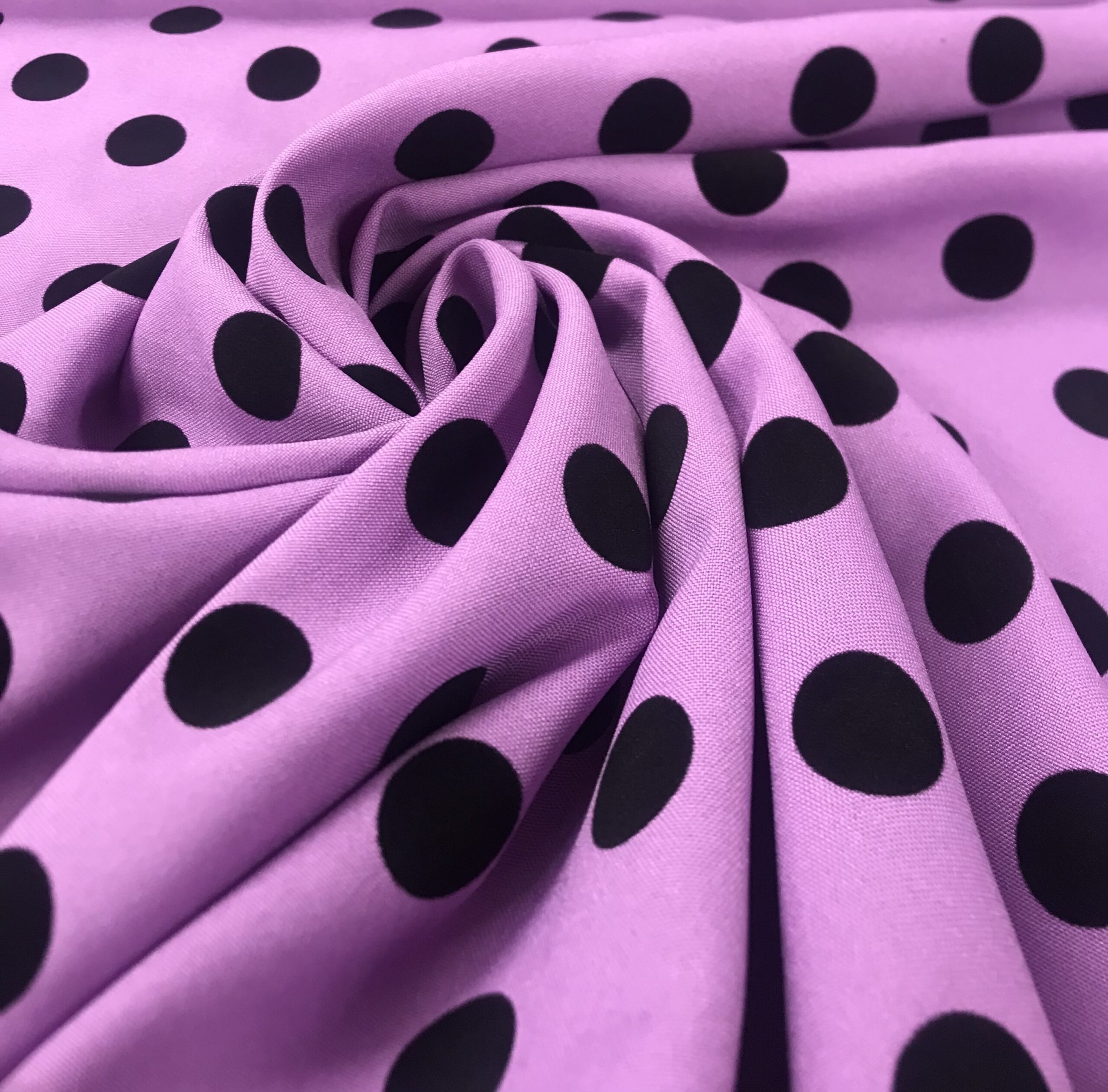 Strech lunar flocado terciopelo malva