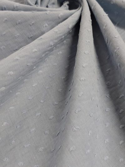 Plumeti Algodón celeste empolvado