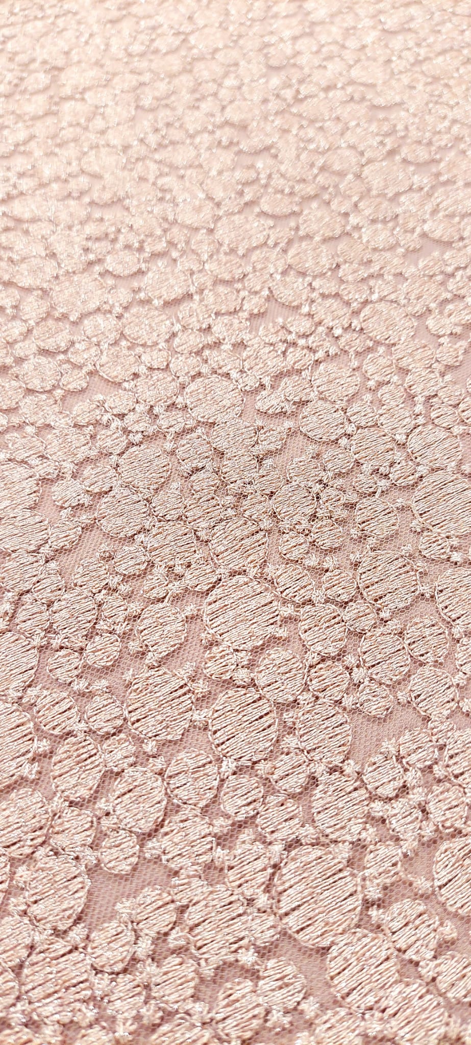 Tul bordado nude gotas