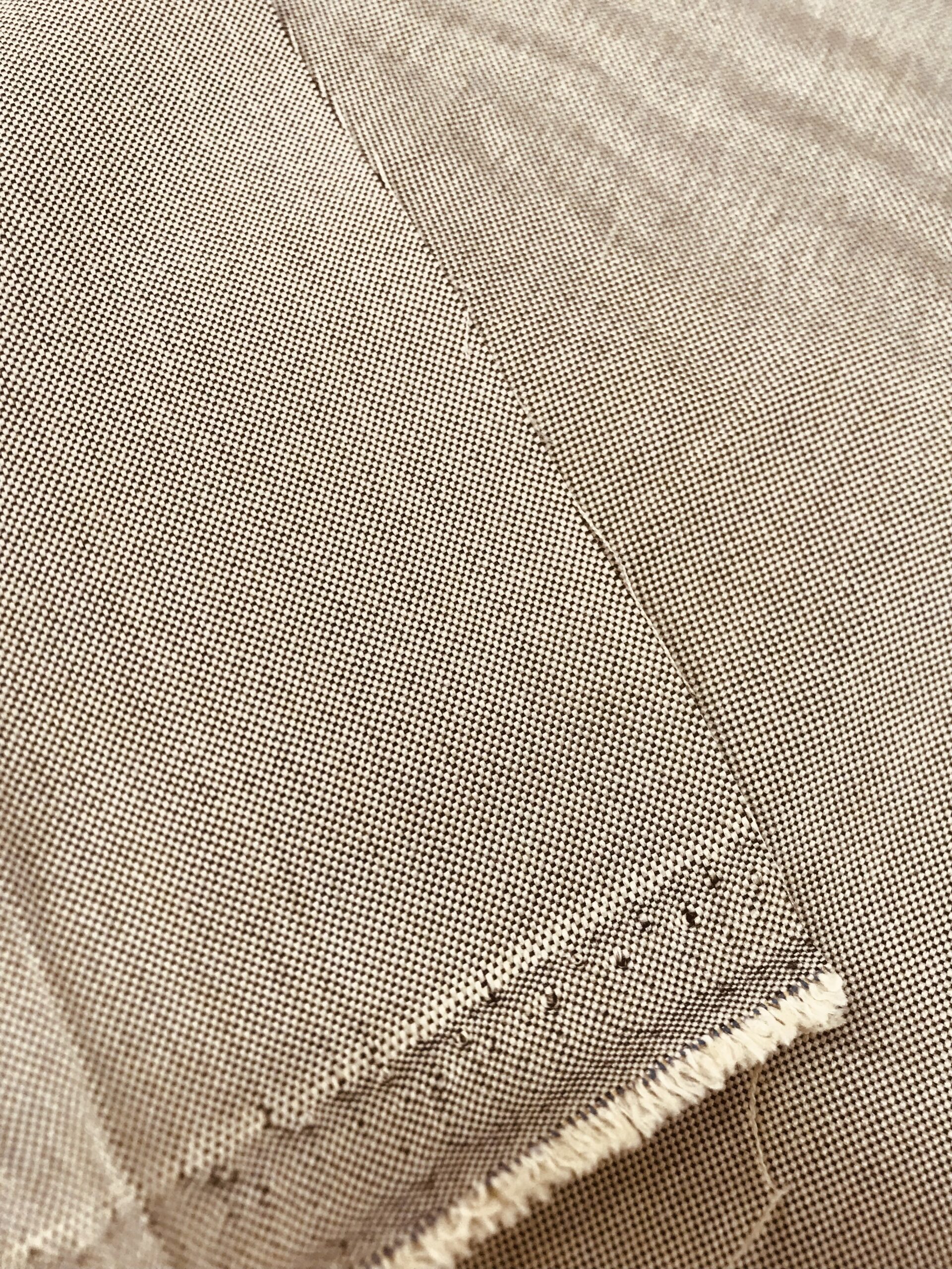 Tela exterior Teflon beig/topo jaspeado