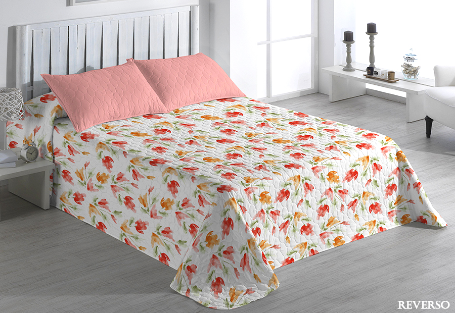 Colcha bouti reversible PIA Karamelo