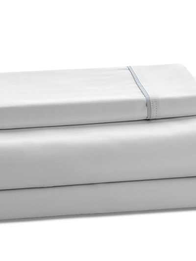 J.Sábana EsTelia 300 hilos SATÉN Blanco Biés Perla