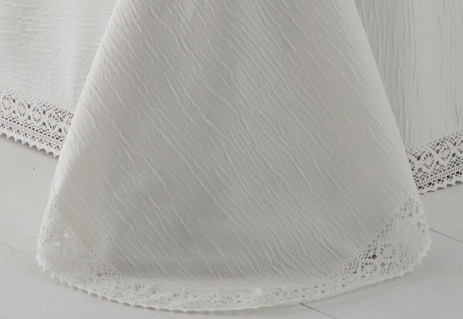 Colcha Jacquard Puntilla DON ALGODÓN