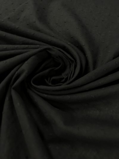 Plumeti Algodón negro