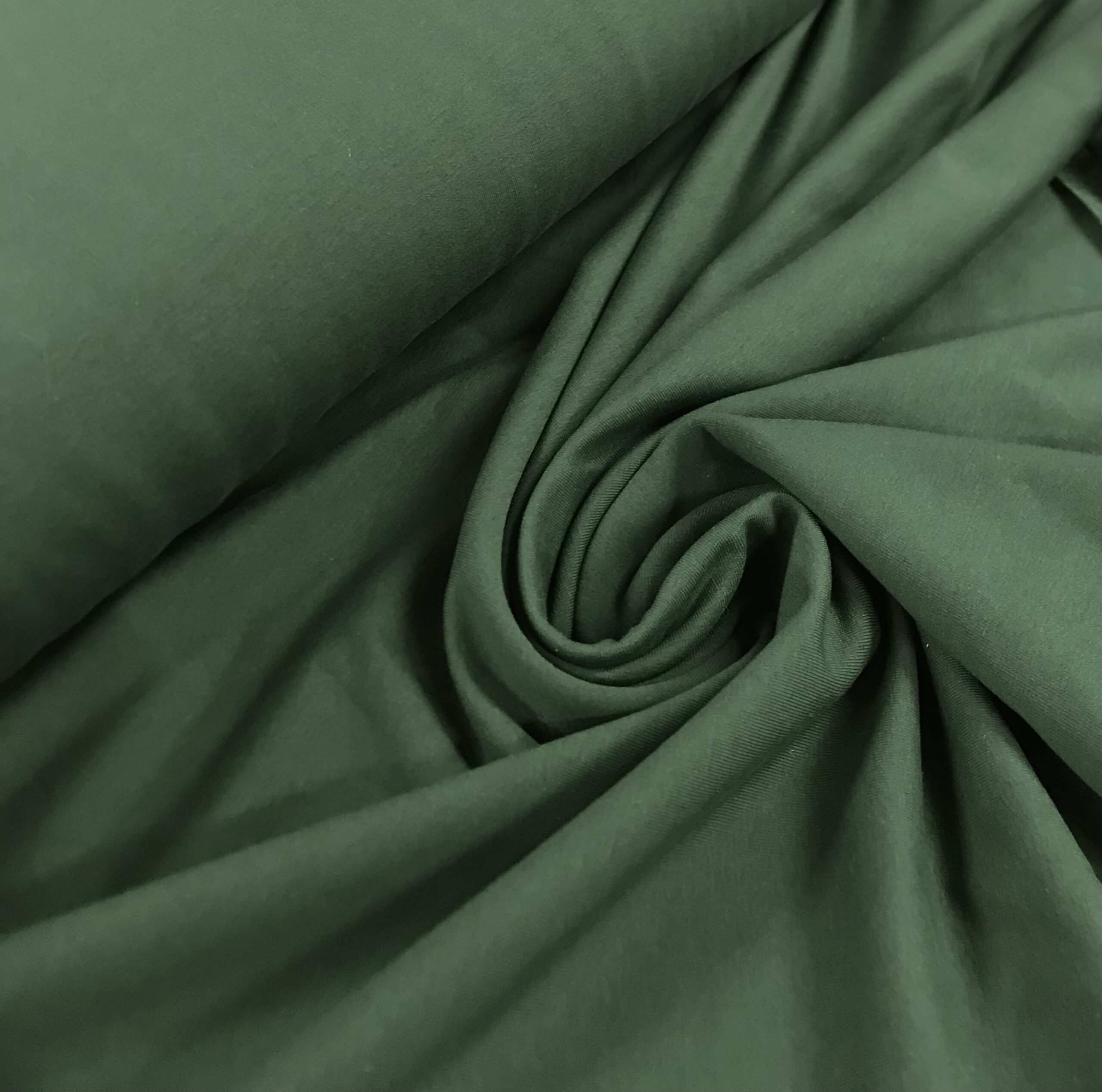 French terry verde botella