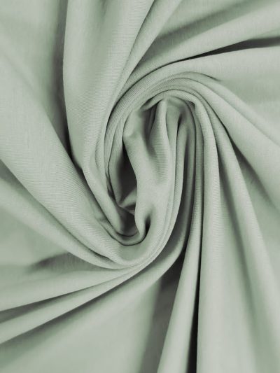 Punto algodón verde empolvado