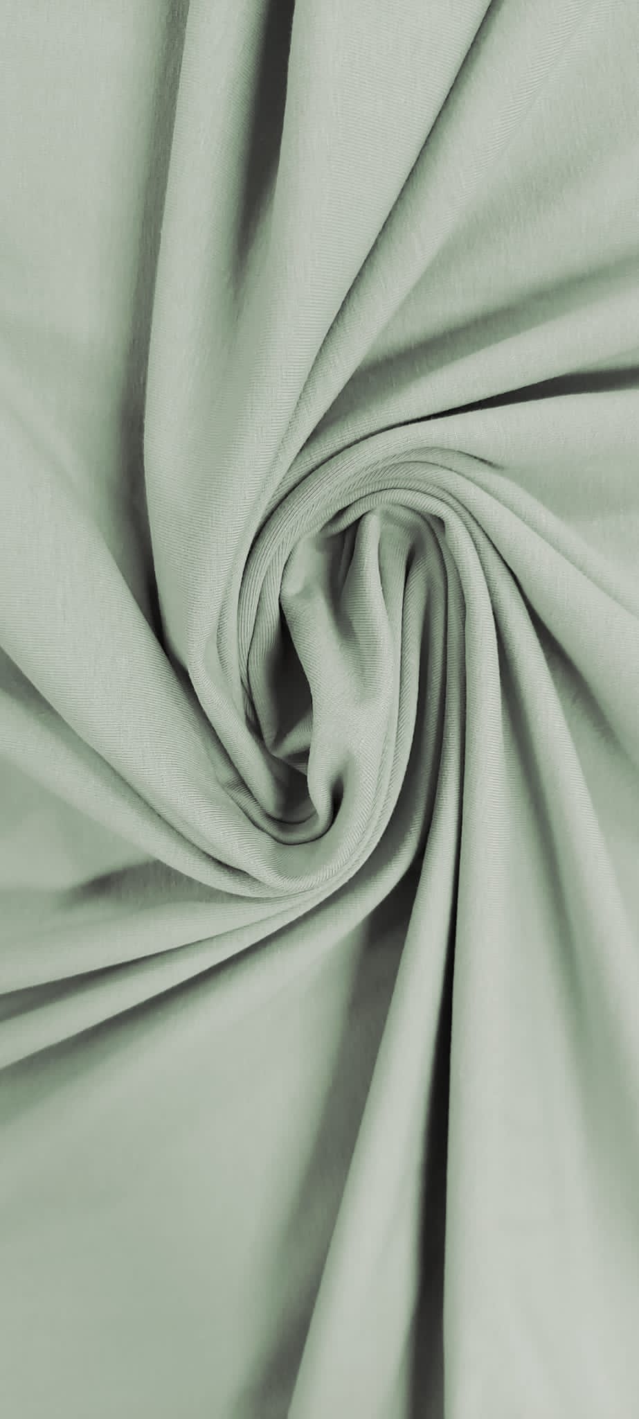 Punto algodón verde empolvado