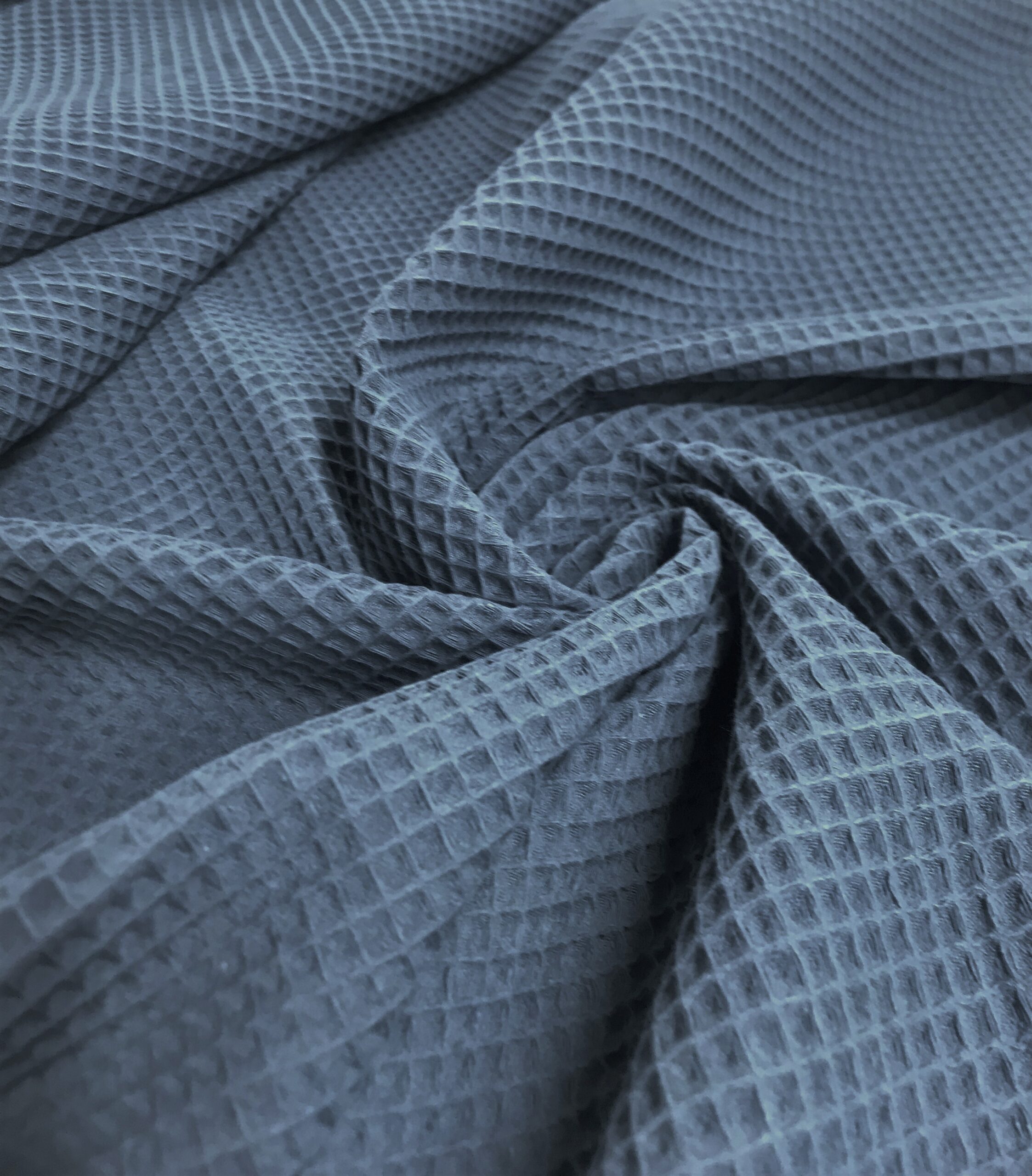 Waffle azul grisáceo