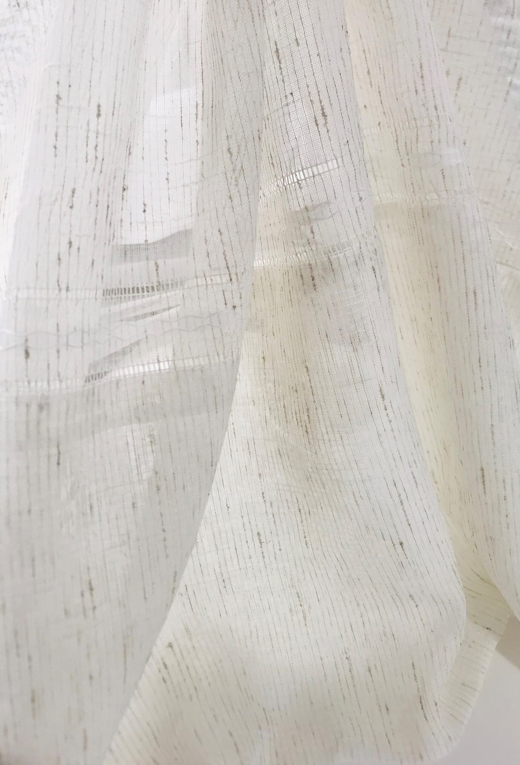 Visillo trama blanco/lino